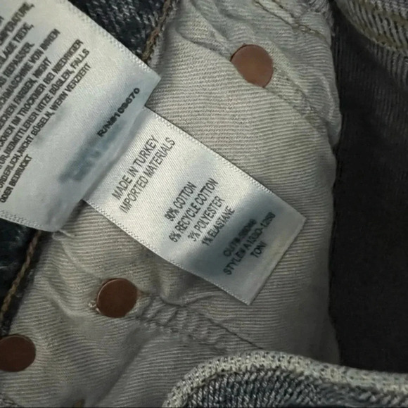 Agolde toni mid rise jeans size 24 - Picture 5 of 6